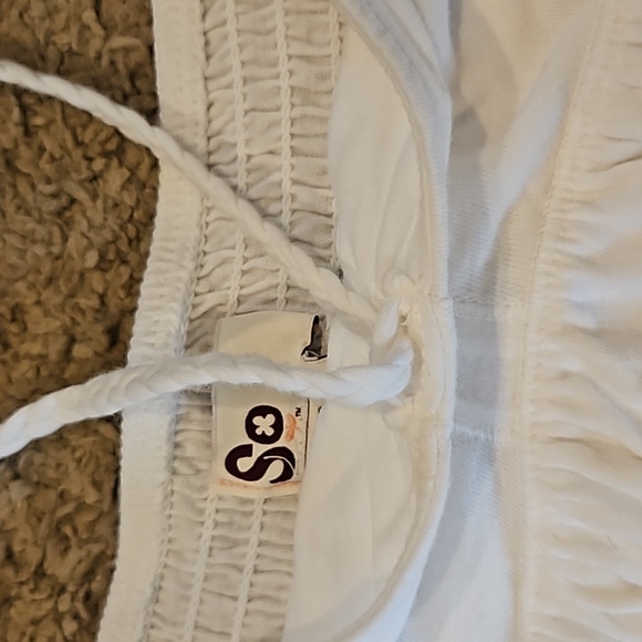 NWT - SO Junior's Convertible Tank Top/ Tubetop. Elastic Bodice Waistband Sz: XS - Picture 3 of 9